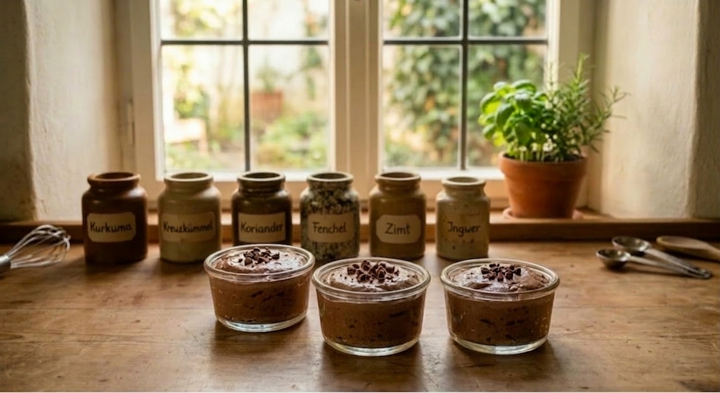 Ayurvedisches Schokomousse